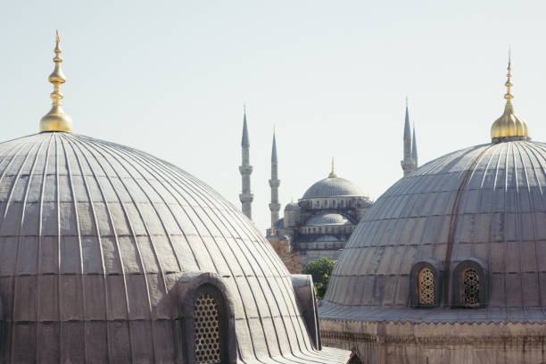 istock Sultan Ahmed Mosque from Hagia Sophia  in Istanbul 953801406