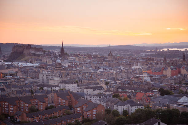 istock Edinburgh cityscape at dusk Scotland UK 953805516
