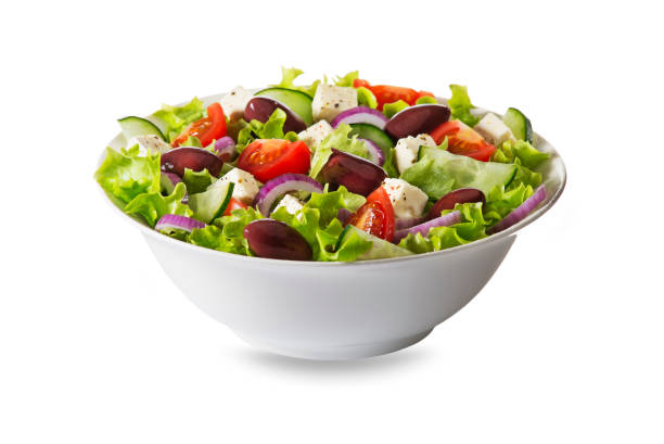 istock Salad with feta cheese and fresh vegetables 953810548