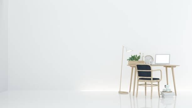 istock The interior hotel relax space 3d rendering and white background 953815670