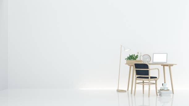 istock The interior hotel relax space 3d rendering and white background 953815678