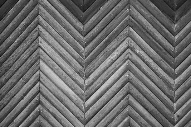 Old vintage black and white wooden texture background