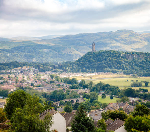 istock Stirling cityscape with  Wallace Monument in background Scotland UK 953819528