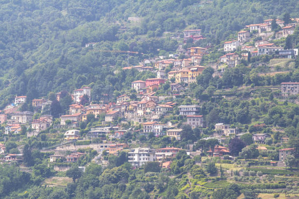 istock Como Lake district landscape. Italy 953824202