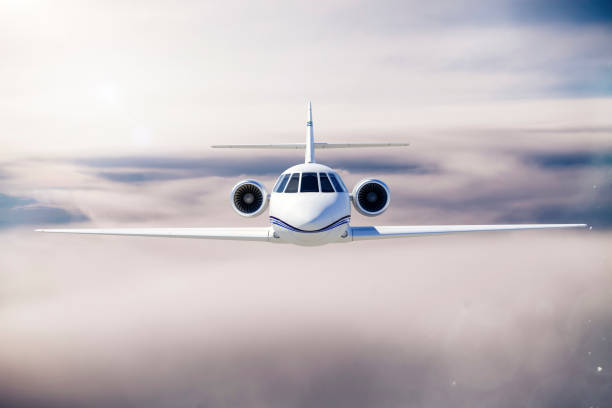 istock 3d luxury private jet in the sky 953825784