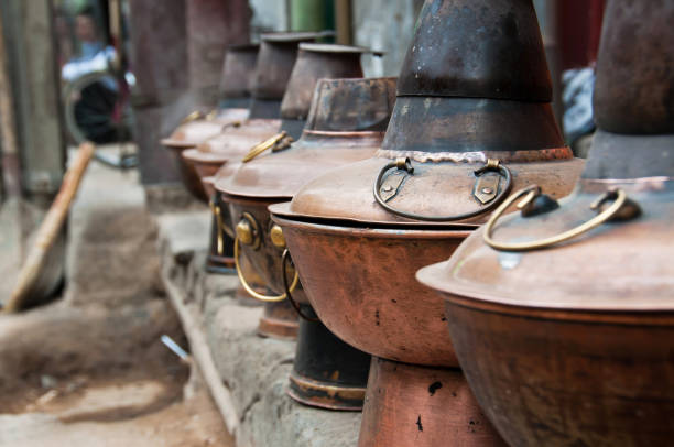 istock Chinese hot pot containers outside a Beijing restaurant 953828380