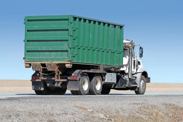 istock Truck On Highway Transporting Industrial Waste Container 953830932