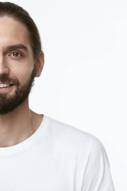 istock Handsome Man With Beautiful Face And Beard 953831678
