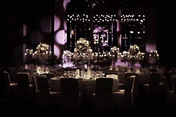 Table setting for an event