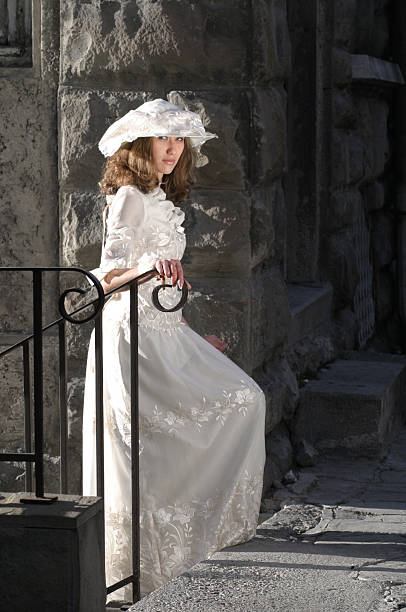 istock girl dressed in retro style 95384812