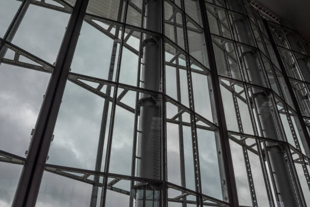istock The glass architecture in city against a sky 953849062