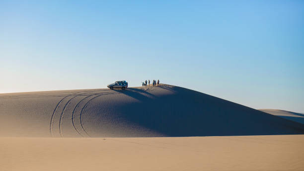 istock 4x4 on Namibian Dunes in Sandwich Bay 953852712