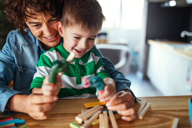 istock Cute little boy and his mother 953854088