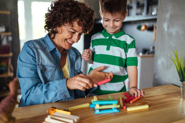 istock Cute little boy and his mother 953854150