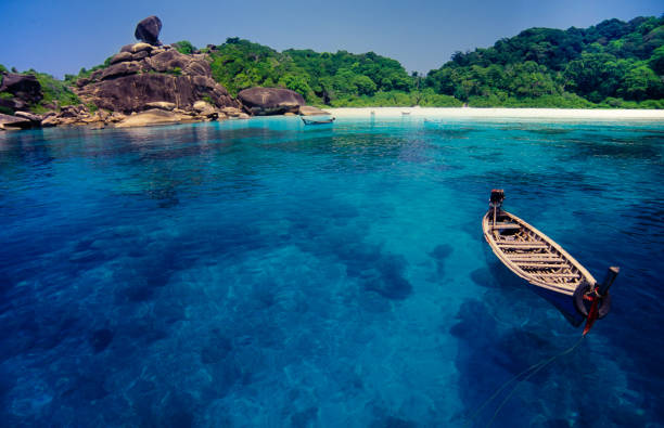 similan islands. thailand - thailand asia famous place stone imagens e fotografias de stock