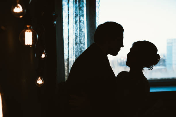 istock couple groom and bride in light studio 953857748