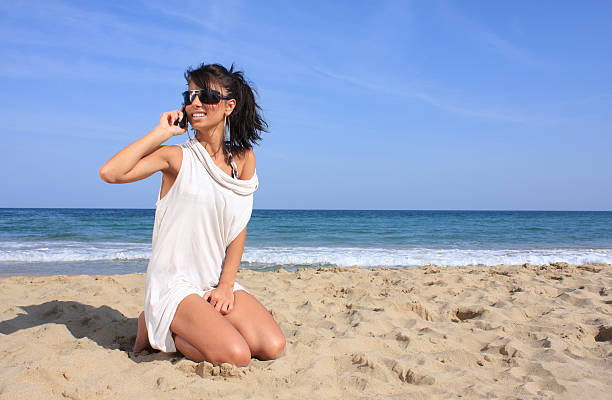 istock Young Woman on the beach 95386749