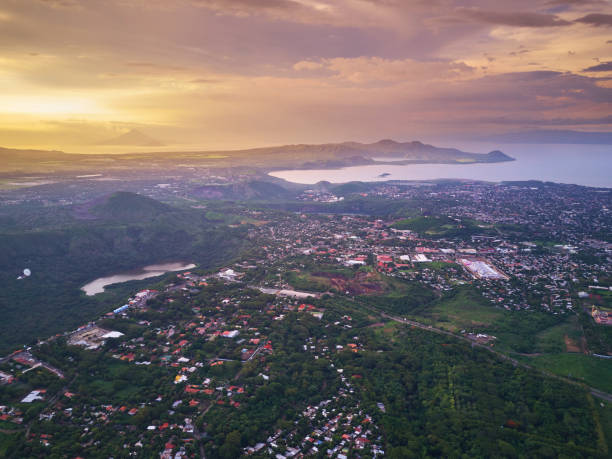 馬納瓜鎮的城市風貌 - 尼加拉瓜 個照片及圖片檔