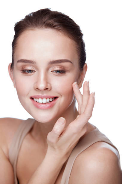 istock Smiling Young Woman With Professional Makeup. Beauty Face 953910414