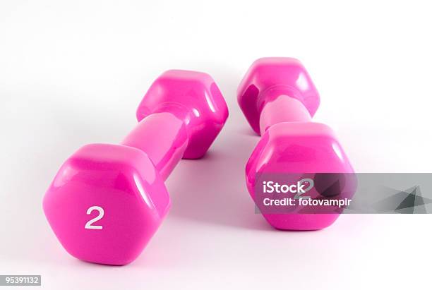 2 つのピンクのバーベル - まぶしいのストックフォトや画像を多数ご用意 - まぶしい, ウェイトトレーニング用器具, エアロビクス