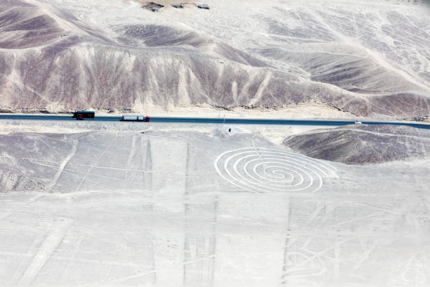 istock Nazca lines from the aircraft 953912270