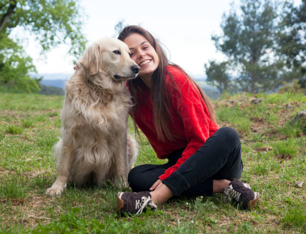 istock Young Woman and Dog 953915580