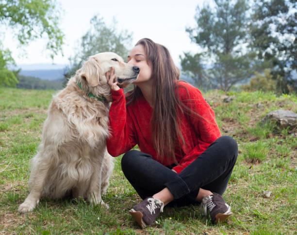 istock Young Woman and Dog 953915582