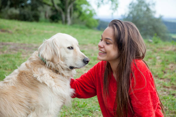 istock Young Woman and Dog 953915584