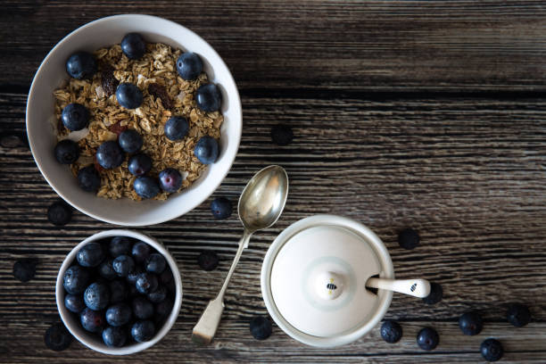 istock A rustic breakfast of granola and blueberries 953919046
