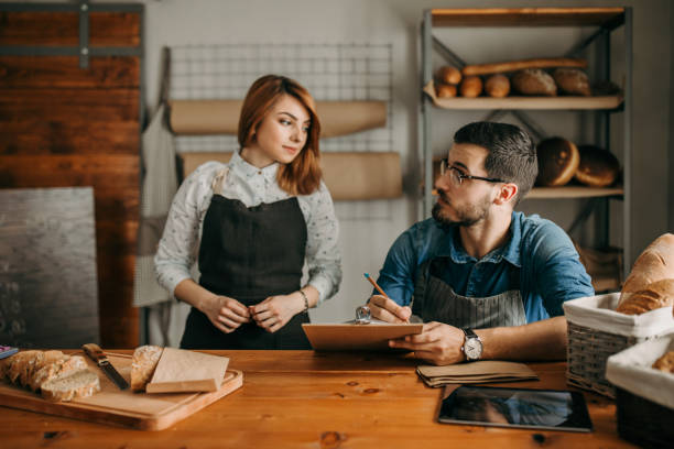 istock Bakers controlling quality of products 953921022