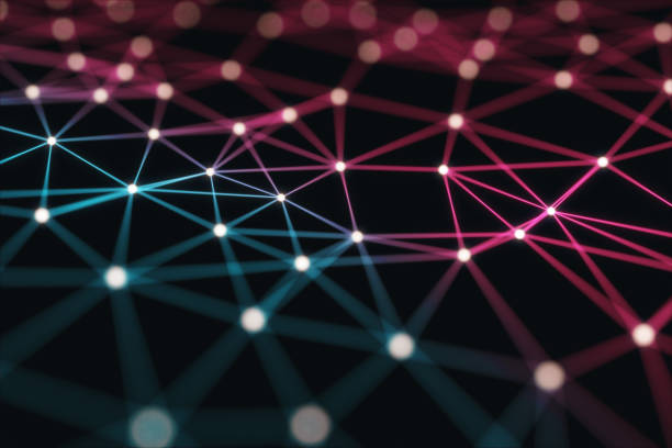 istock Abstract background, connection and lines of technology. 953932874
