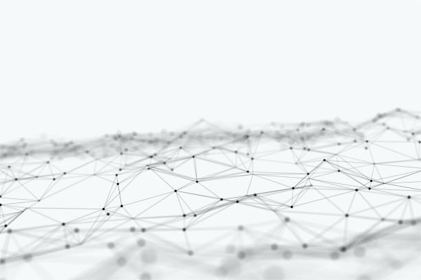istock Abstract background, connection and lines of technology. 953933194