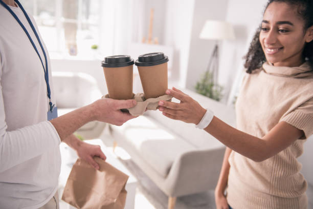 istock Close up of cups with coffee 953934068
