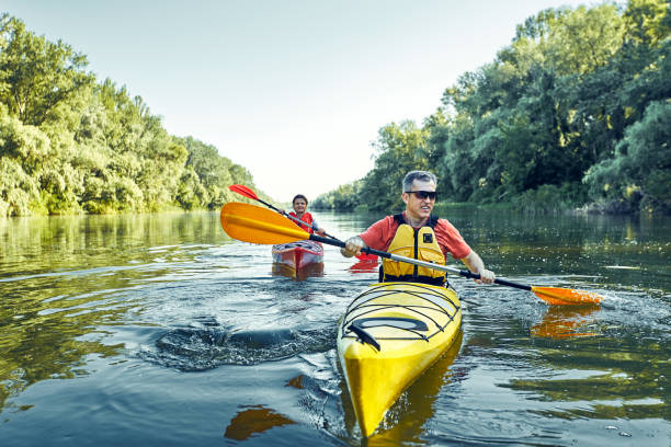 istock A canoe trip on the river in the summer. 953947000