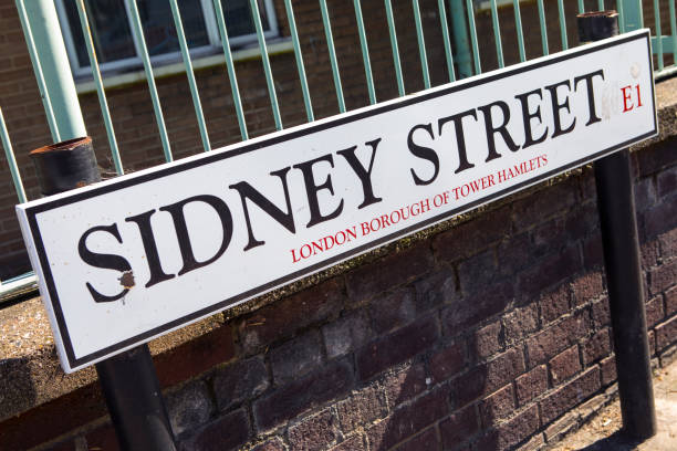 Sidney Street in London, UK