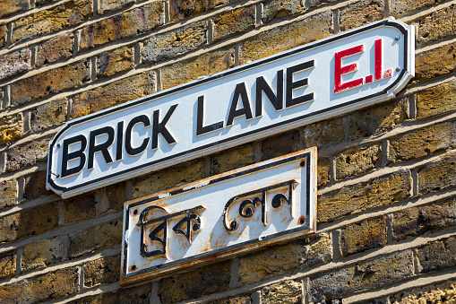 Brick Lane in London, UK