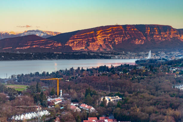 istock Lake Geneva Sunset, Geneva, Switzerland 953958354