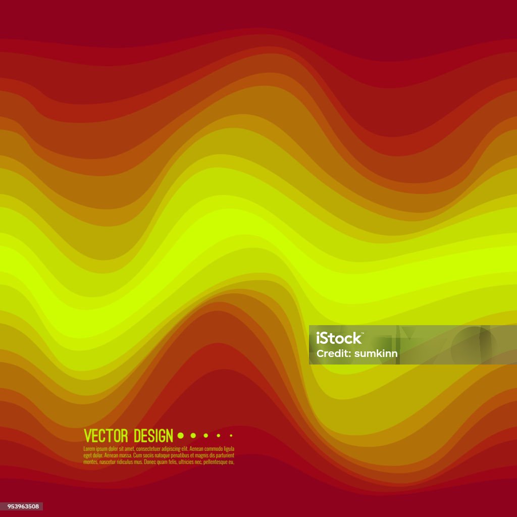 Distorted Wave Texture Distorted Wave Colorful Texture Stock Illustration - Download Image Now ...