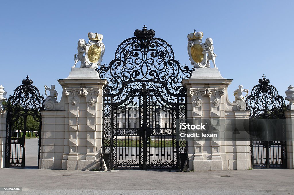 Входные ворота из Belvedere - Стоковые фото Австрия роялти-фри