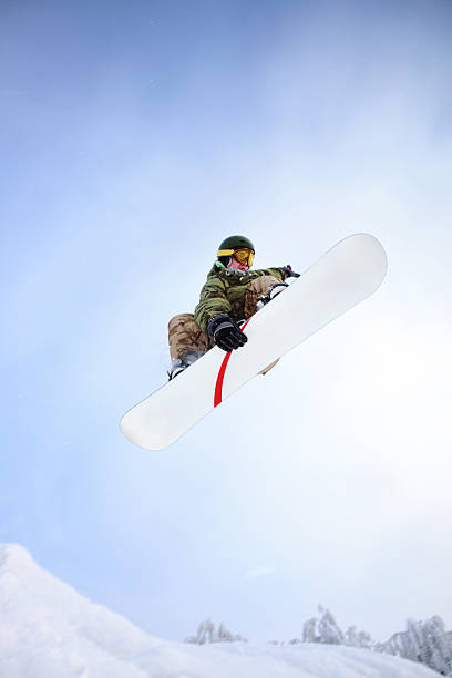 Snowboarder stock photo