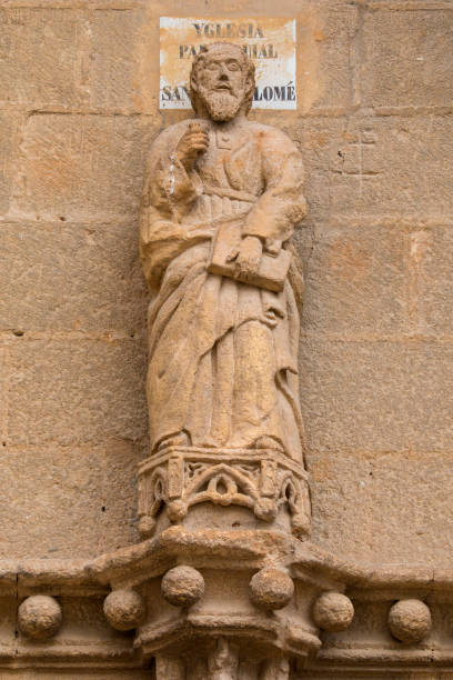 istock Sculpture at St. Bartholomew Church in Javea, Spain 953972156