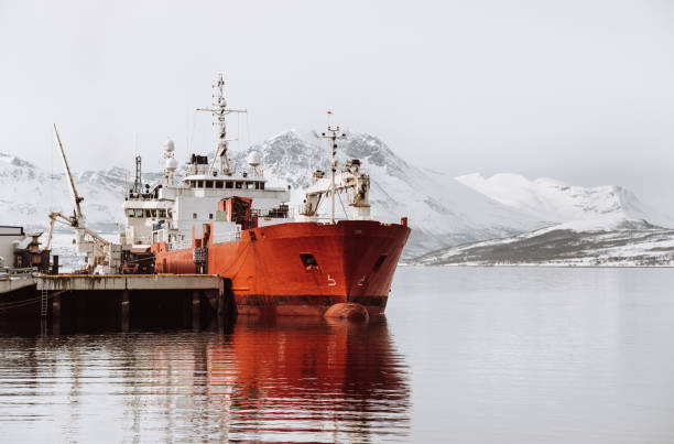 fishing boat in tromso - norway