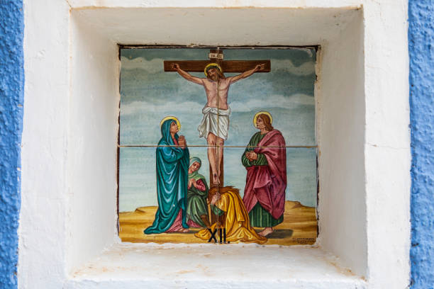 istock Religious Depiction in Guadalest in Spain 953976262