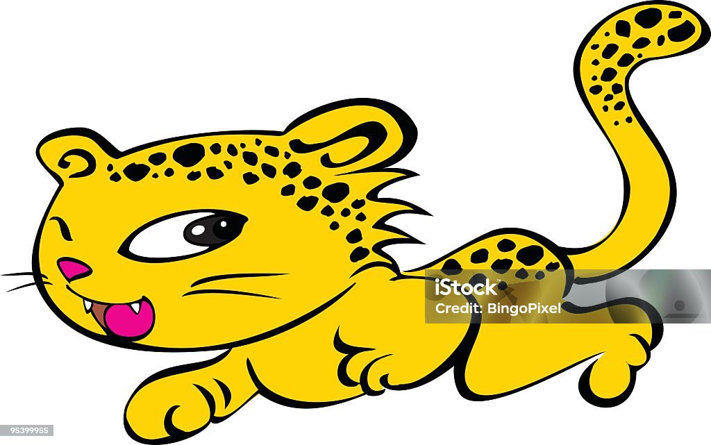 Vecteur joli imprimé "léopard" - clipart vectoriel de Art libre de droits