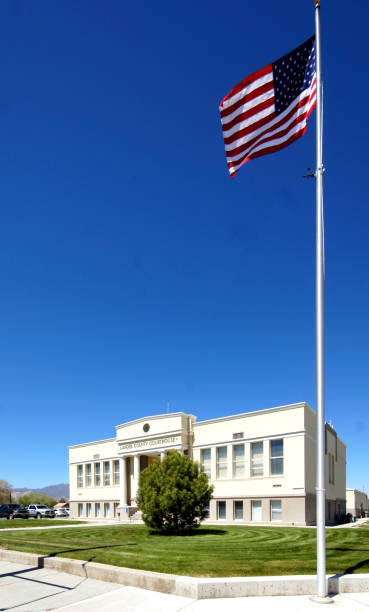 istock LANDER COUNTY COURTHOUSE, Battle Mountain, Nevada 954003698