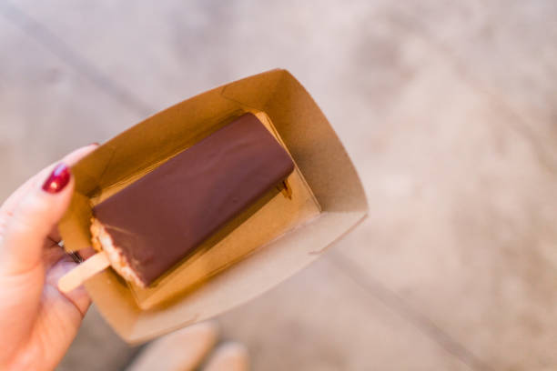 Chocolate Coconut Ice Cream Bar in Waco, Texas.