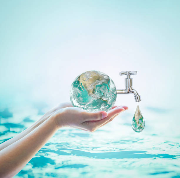 istock World water day, saving water campaign and environmental protection concept. Element of this image furnished by NASA 954012722