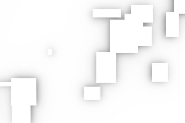 istock Abstract modern blank soft white & gray background. Monochrome, perspectives, rendering & blur. 954013244