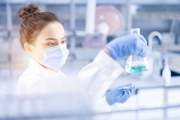 istock Young female scientist working in the laboratory 954016194