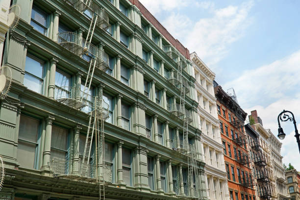 istock cast iron buildings in SoHo district of Manhattan 954018132